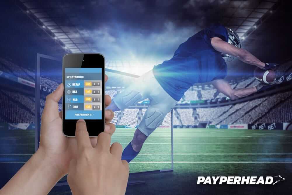 Live betting with pay per head sportsbook concept